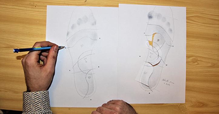 conception des semelles orthopédiques
